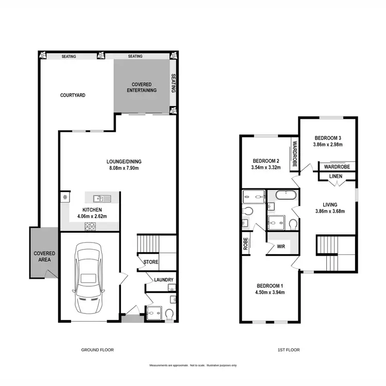 Floorplan of Homely townhouse listing, 47/47 Camelia Avenue, Glenmore Park NSW 2745