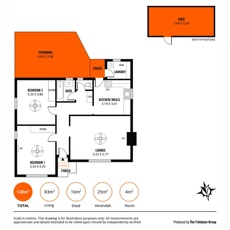 Floorplan of Homely house listing, 99 Richmond Avenue, Melrose Park SA 5039