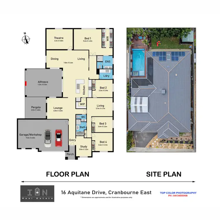 Floorplan of Homely house listing, 16 Aquitane Drive, Cranbourne East VIC 3977