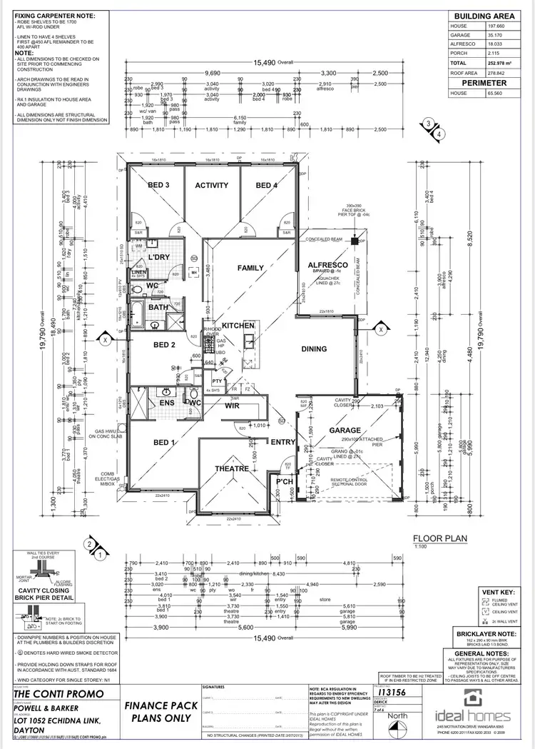 Floorplan of Homely house listing, 13 Echidna Link, Dayton WA 6055