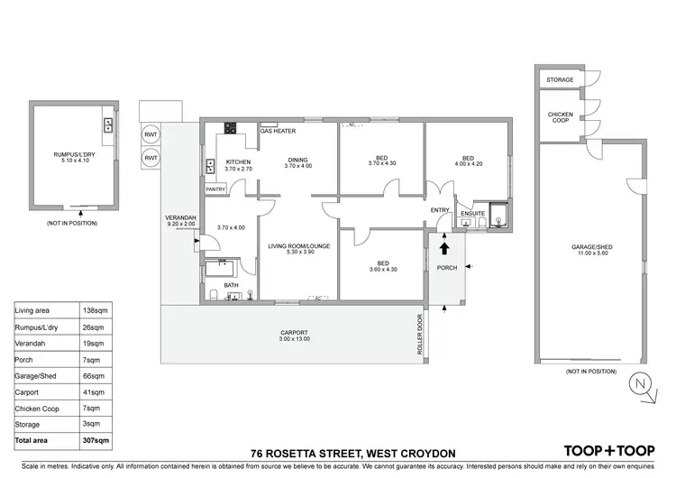 Floorplan of Homely house listing, 76 Rosetta Street, West Croydon SA 5008