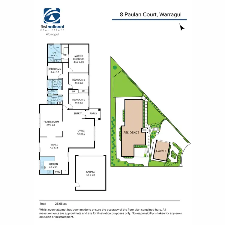 Floorplan of Homely house listing, 8 Paulan Court, Warragul VIC 3820