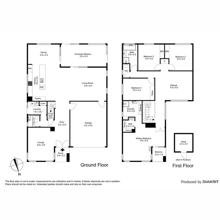 Floorplan of Homely house listing, 8 Playfields Place, Wollert VIC 3750