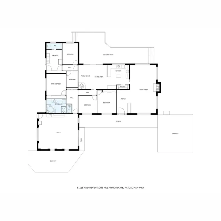 Floorplan of Homely rural property listing, 2606 Gundowring Road, Upper Gundowring VIC 3691