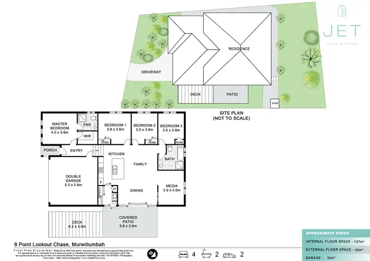 Floorplan of Homely house listing, 8 Point Lookout Chase, Murwillumbah NSW 2484