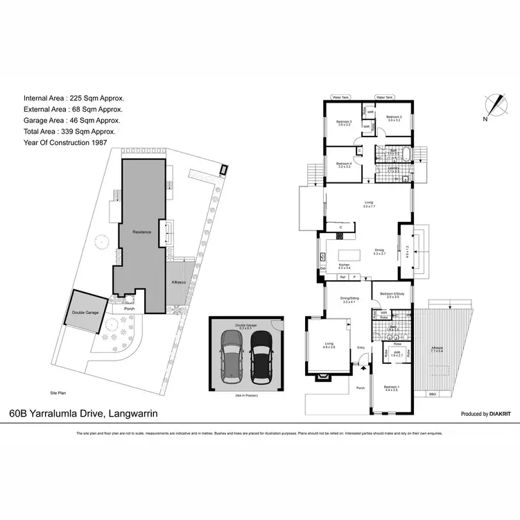 Floorplan of Homely house listing, 60B Yarralumla Drive, Langwarrin VIC 3910