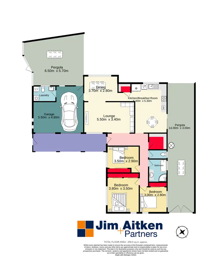 Floorplan of Homely house listing, 6 Summerfield Circuit, Cambridge Gardens NSW 2747