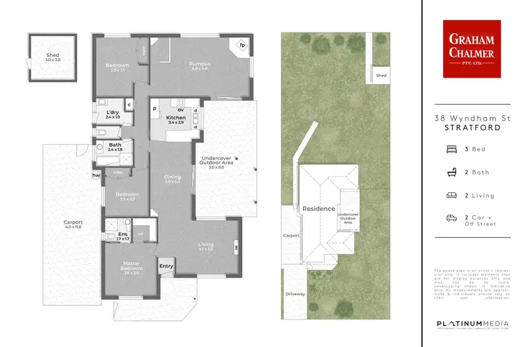 Floorplan of Homely house listing, 38 Wyndham Street, Stratford VIC 3862