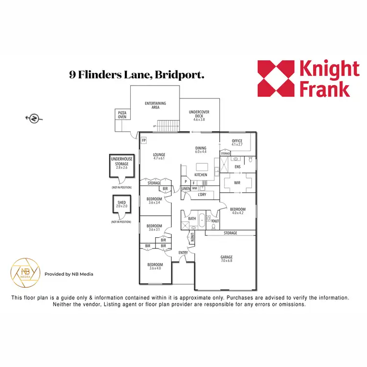 Floorplan of Homely house listing, 9 Flinders Lane, Bridport TAS 7262