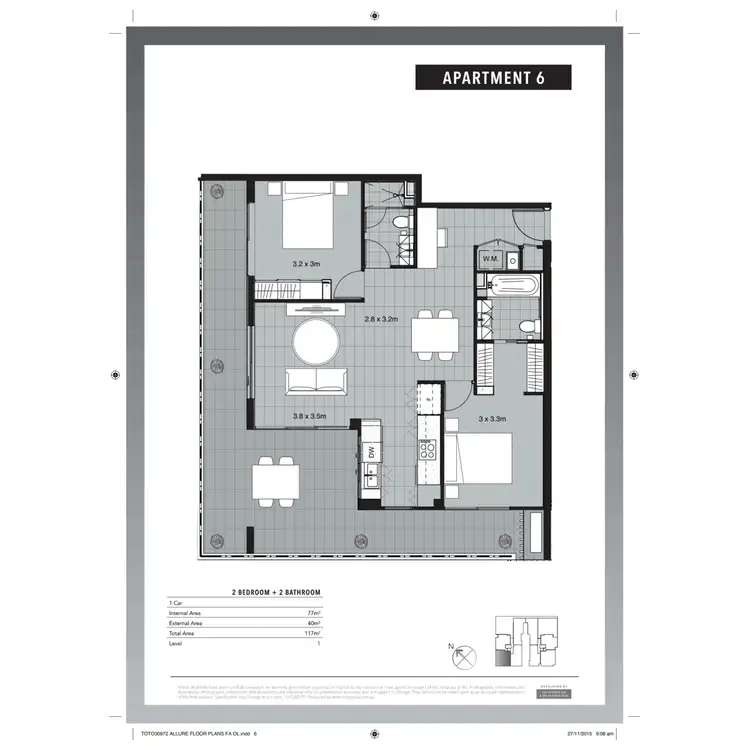 Floorplan of Homely apartment listing, 6/12 Hicks Street, Mount Gravatt East QLD 4122
