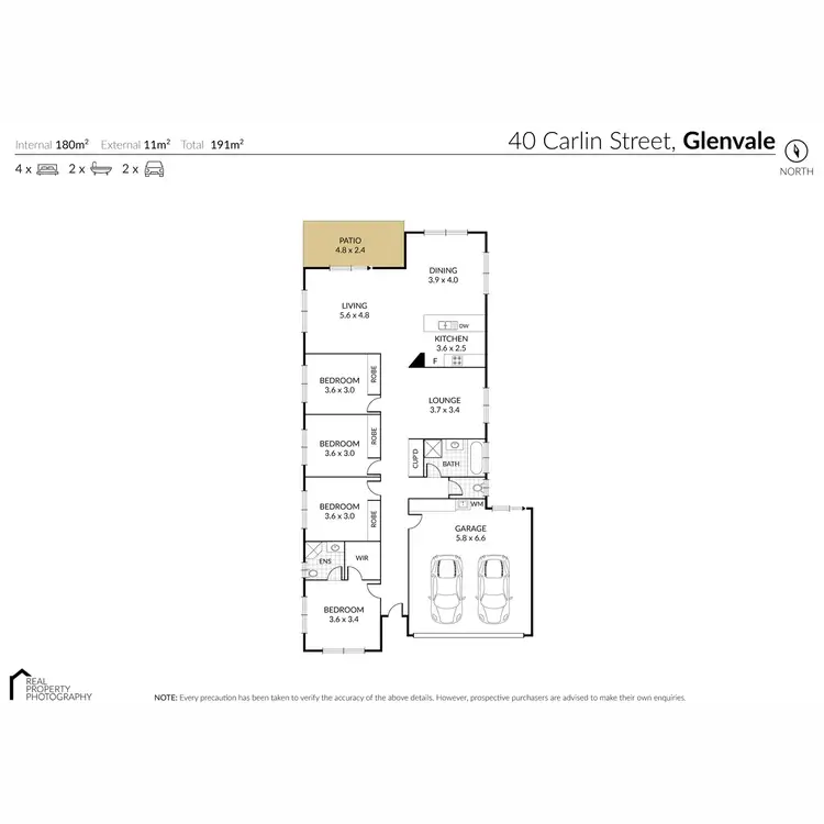 Floorplan of Homely house listing, 40 Carlin Street, Glenvale QLD 4350