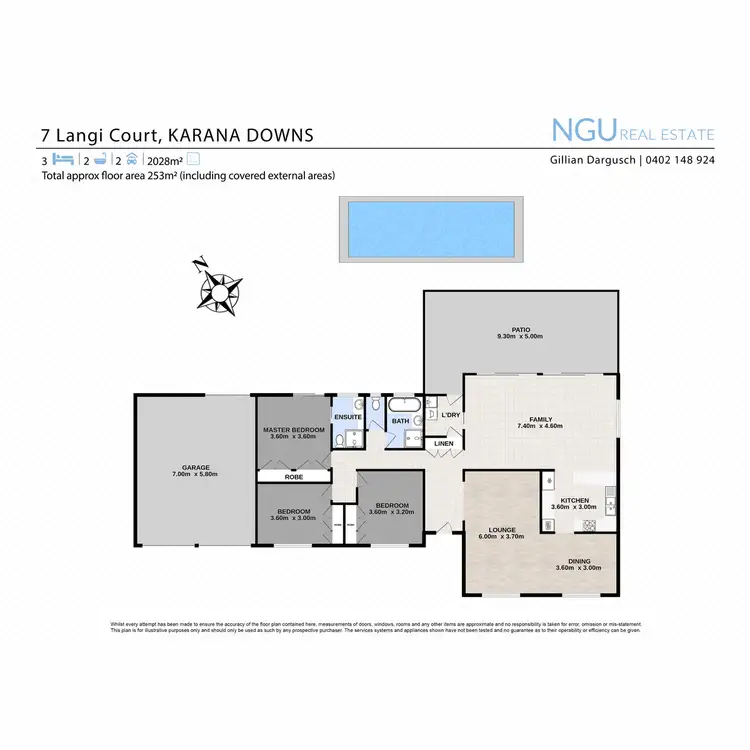 Floorplan of Homely house listing, 7 Langi Court, Karana Downs QLD 4306