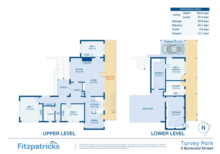 Floorplan of Homely house listing, 5 Burwood Street, Turvey Park NSW 2650