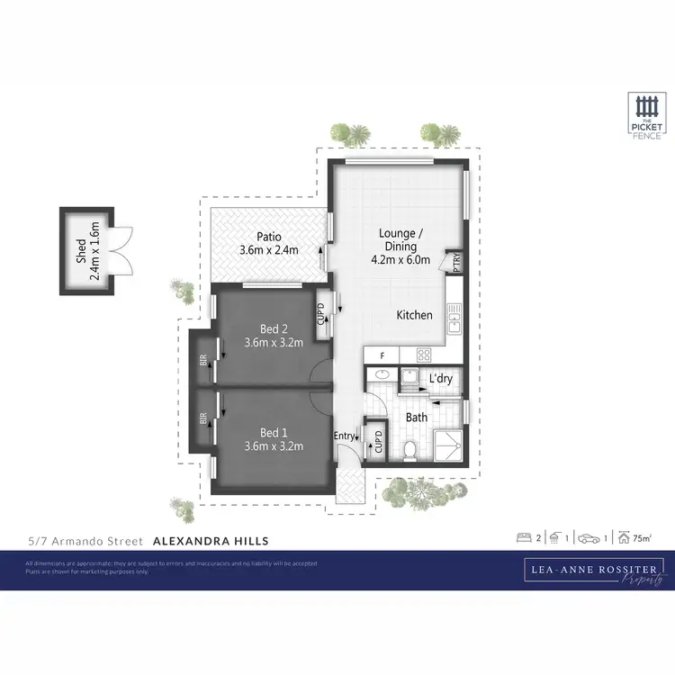 Floorplan of Homely unit listing, 5/7 Armando Street, Alexandra Hills QLD 4161
