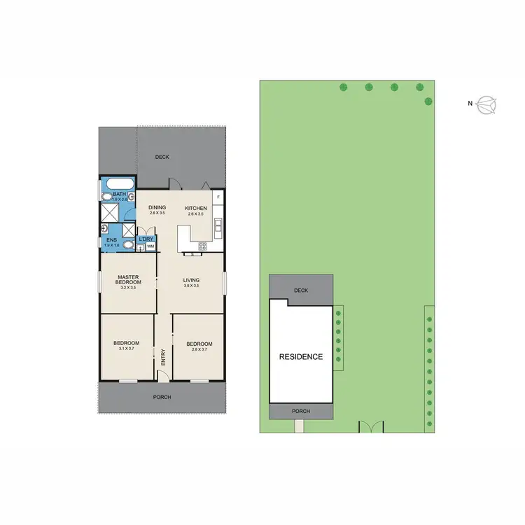 Floorplan of Homely house listing, 32 Love Street, Cessnock NSW 2325