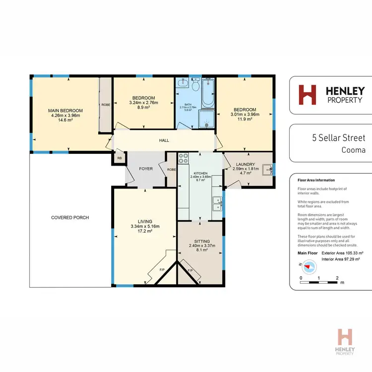 Floorplan of Homely house listing, 5 Sellar Street, Cooma NSW 2630
