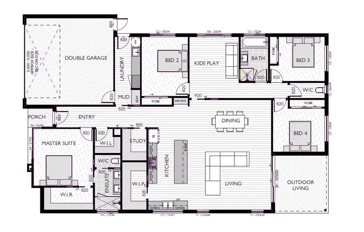 Floorplan of Homely house listing, 95 Emberwood Road, Warragul VIC 3820