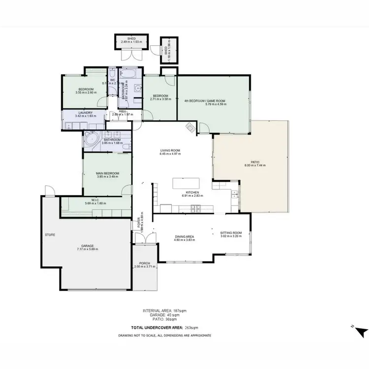 Floorplan of Homely house listing, 44 Tain Street, Applecross WA 6153