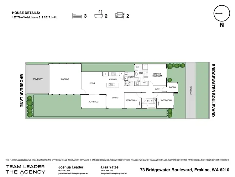 Floorplan of Homely house listing, 73 Bridgewater Boulevard, Erskine WA 6210