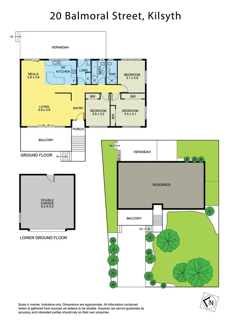 Floorplan of Homely house listing, 20 Balmoral Street, Kilsyth VIC 3137