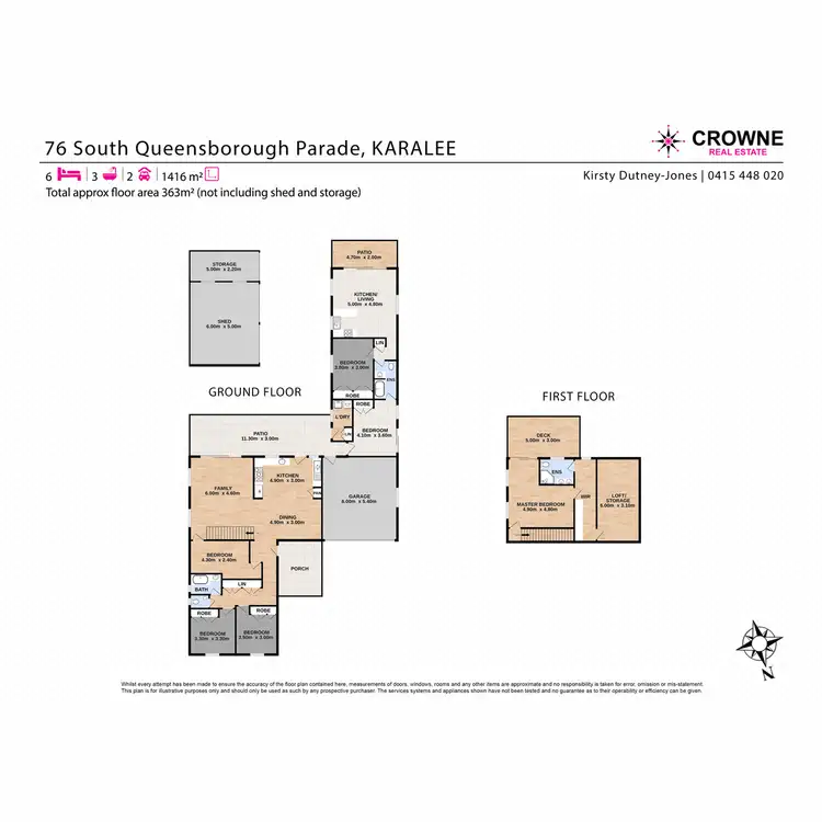 Floorplan of Homely house listing, 76 South Queensborough Parade, Karalee QLD 4306