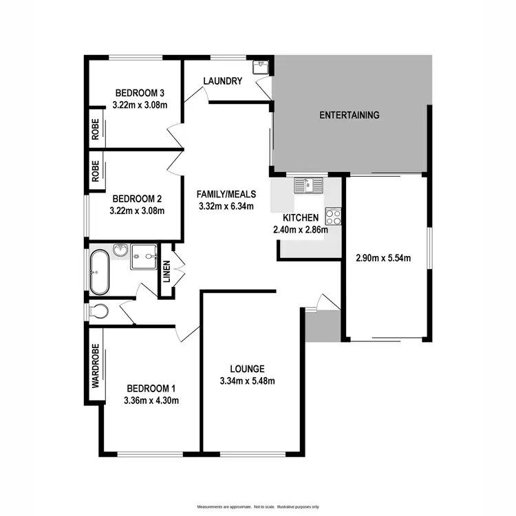 Floorplan of Homely house listing, 3 Viola Place, Glenmore Park NSW 2745