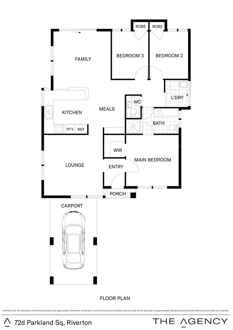 Floorplan of Homely house listing, 72D Parklands Square, Riverton WA 6148