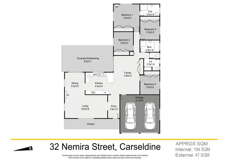Floorplan of Homely house listing, 32 Nemira Street, Carseldine QLD 4034