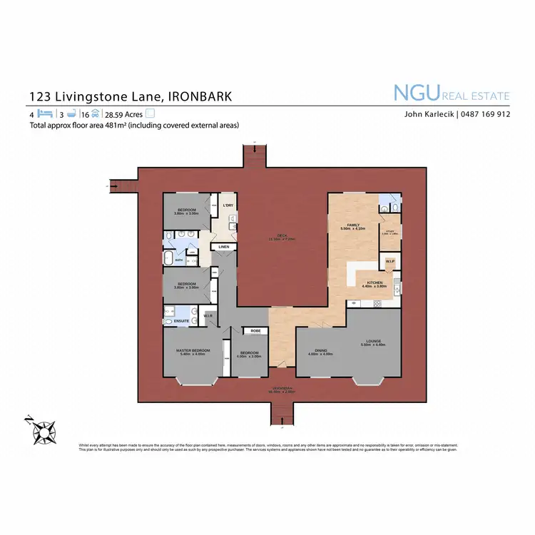 Floorplan of Homely house listing, 123 Livingstone Lane, Ironbark QLD 4306