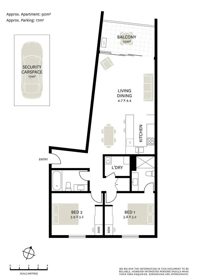 Floorplan of Homely apartment listing, 105/2 Allen Street, Waterloo NSW 2017