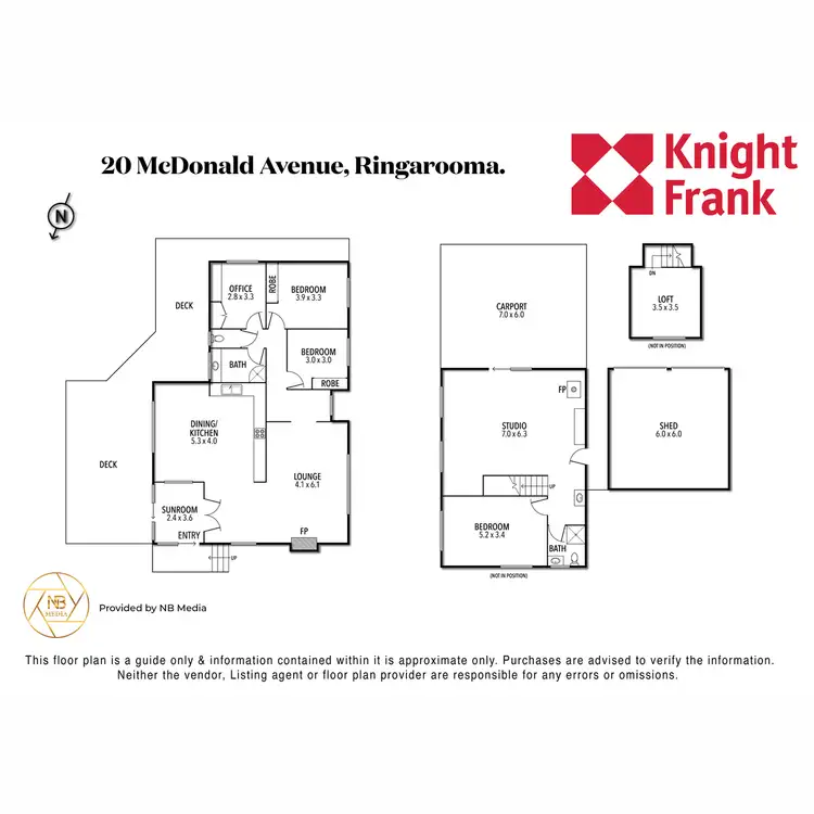 Floorplan of Homely house listing, 20 Mcdonald Avenue, Ringarooma TAS 7263
