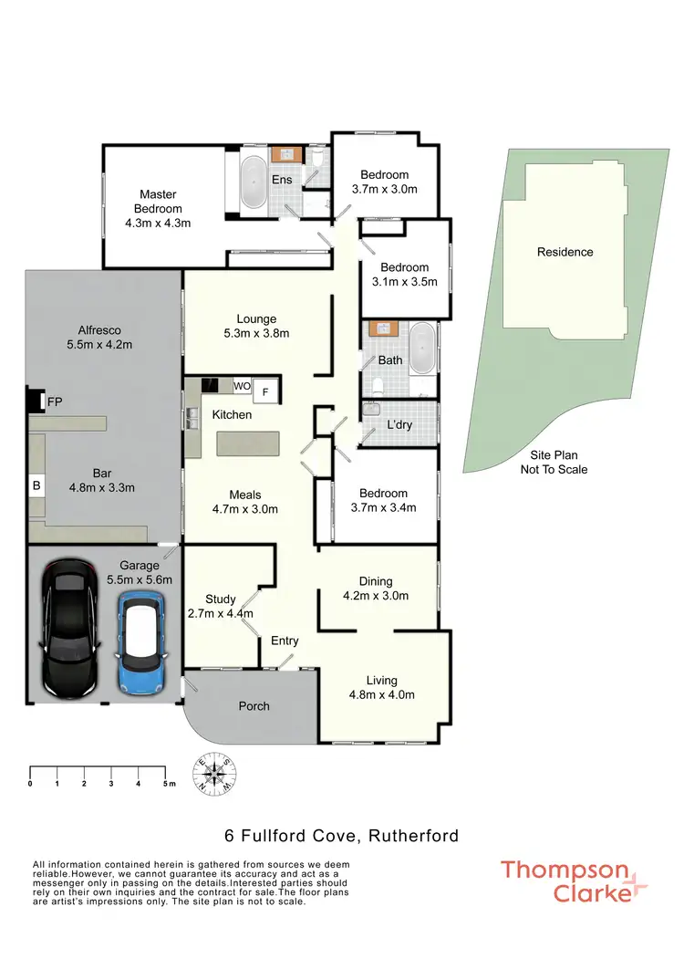 Floorplan of Homely house listing, 6 Fullford Cove, Rutherford NSW 2320