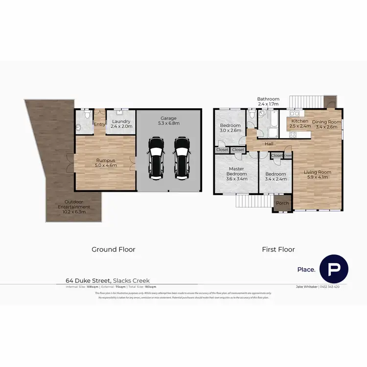 Floorplan of Homely house listing, 64 Duke Street, Slacks Creek QLD 4127