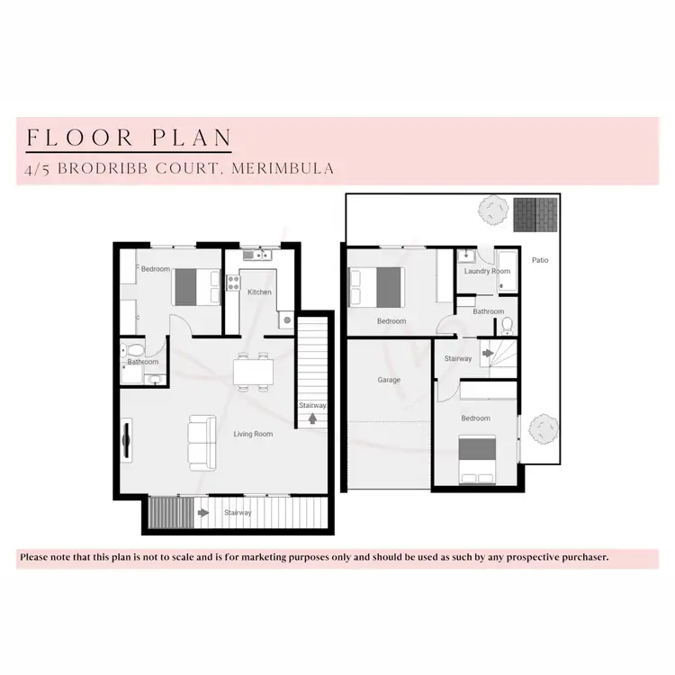 Floorplan of Homely unit listing, 4/5 Brodribb Court, Merimbula NSW 2548