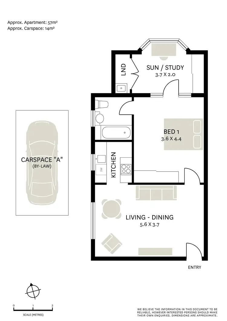 Floorplan of Homely apartment listing, 9/59 Yeo Street, Cremorne NSW 2090