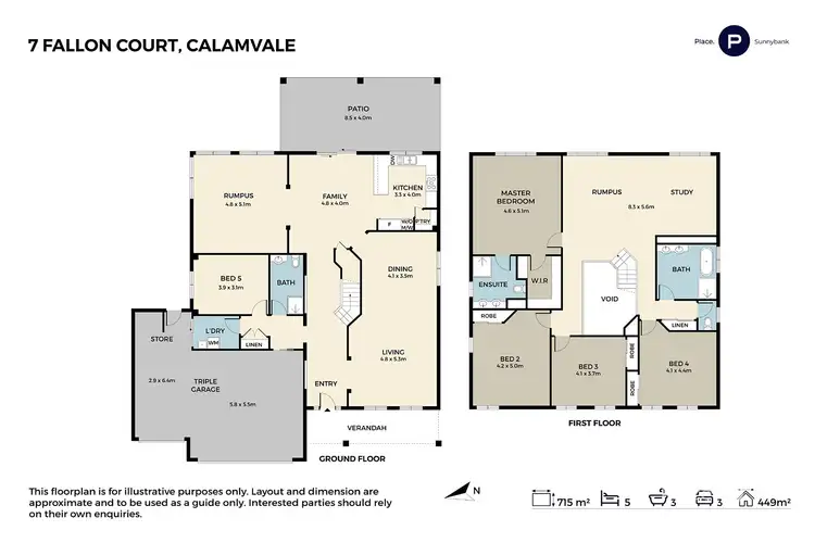 Floorplan of Homely house listing, 7 Fallon Court, Calamvale QLD 4116