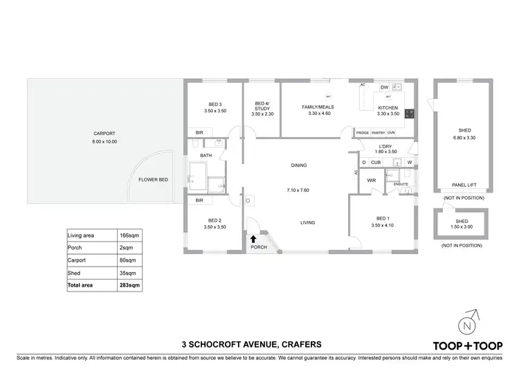 Floorplan of Homely house listing, 3 Schocroft Avenue, Crafers SA 5152