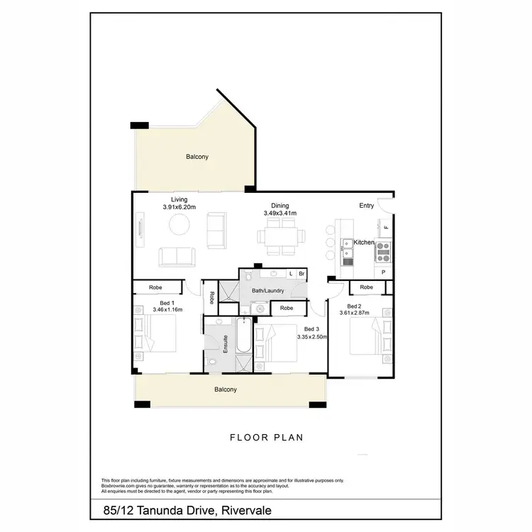 Floorplan of Homely apartment listing, 85/12 Tanunda Drive, Rivervale WA 6103
