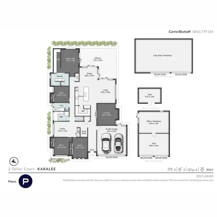 Floorplan of Homely house listing, 2 Seiler Court, Karalee QLD 4306