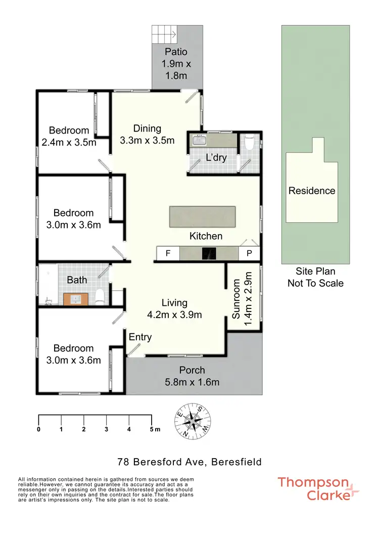 Floorplan of Homely house listing, 78 Beresford Avenue, Beresfield NSW 2322