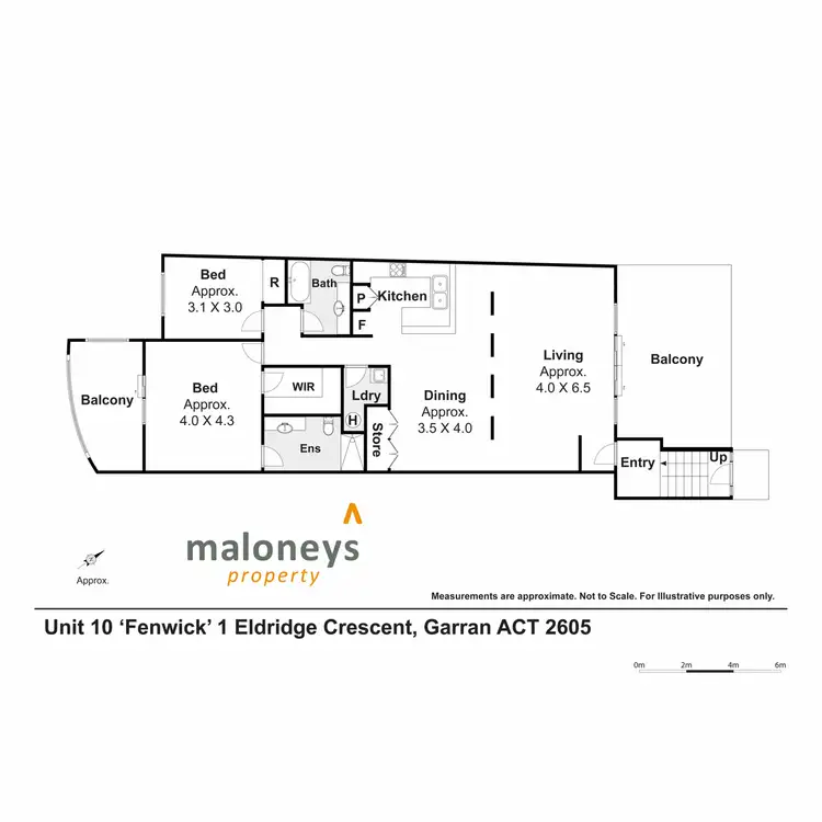 Floorplan of Homely apartment listing, 10/1 Eldridge Crescent, Garran ACT 2605