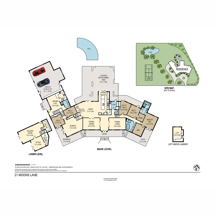 Floorplan of Homely house listing, 21 Moons Lane, Brookfield QLD 4069