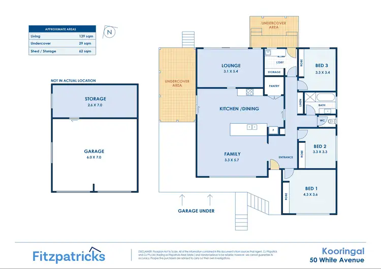 Floorplan of Homely house listing, 50 White Avenue, Kooringal NSW 2650