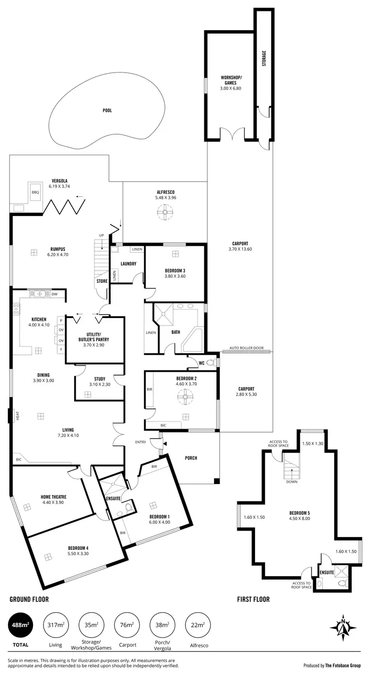 Floorplan of Homely house listing, 84 Rossall Road, Somerton Park SA 5044