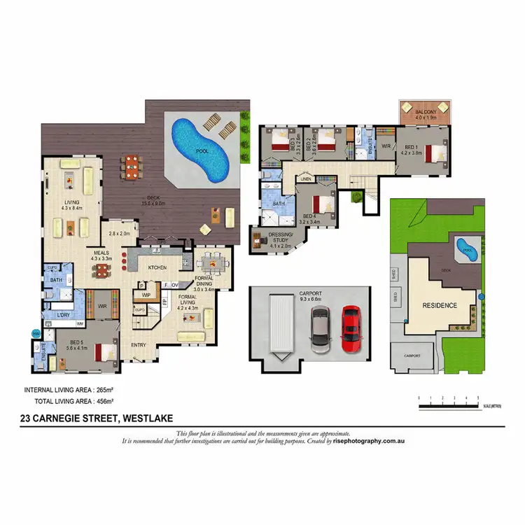 Floorplan of Homely house listing, 23 Carnegie Street, Westlake QLD 4074