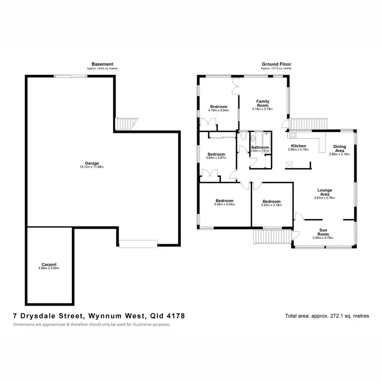Floorplan of Homely house listing, 7 Drysdale Street, Wynnum West QLD 4178