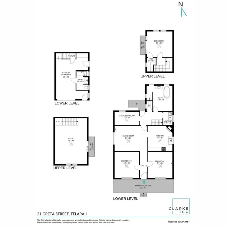 Floorplan of Homely house listing, 21 Greta Street, Telarah NSW 2320