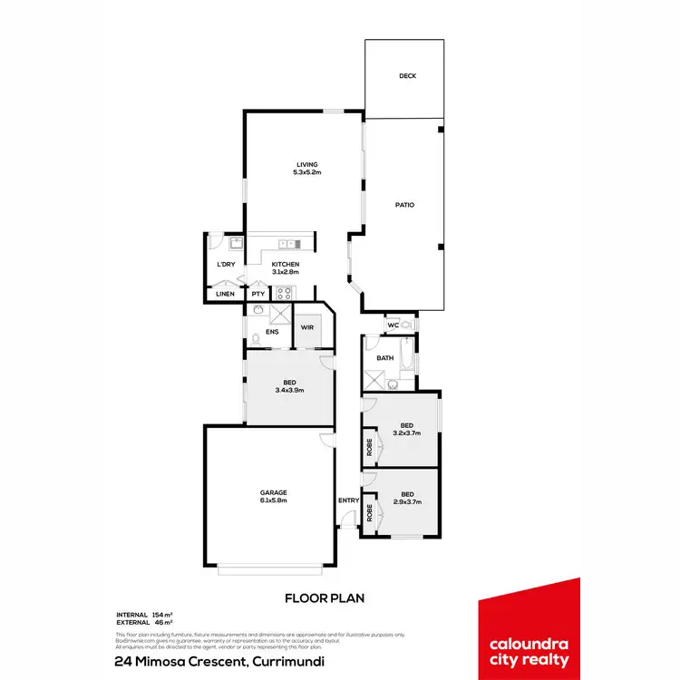 Floorplan of Homely house listing, 24 Mimosa Crescent, Currimundi QLD 4551