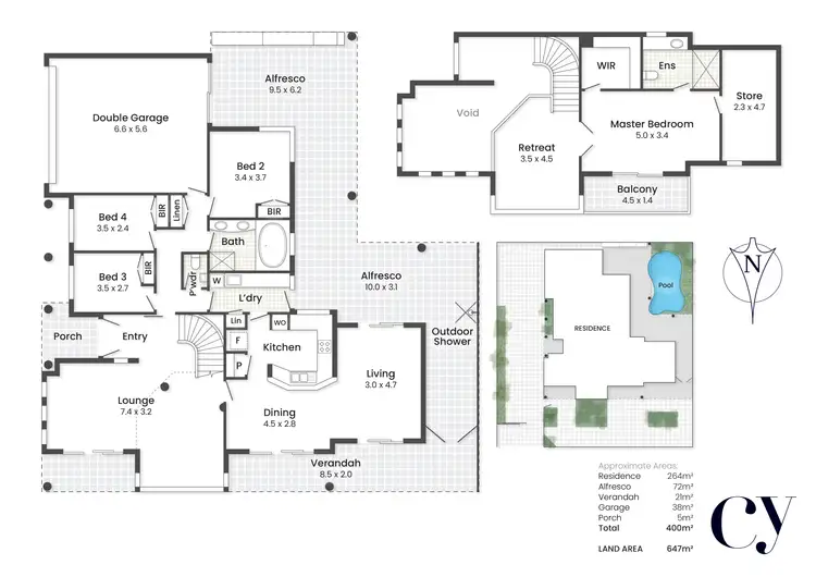 Floorplan of Homely house listing, 5 Ionic Street, Rossmoyne WA 6148