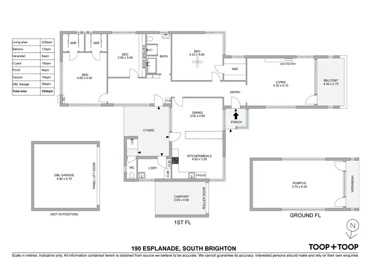 Floorplan of Homely house listing, 190 Esplanade, South Brighton SA 5048